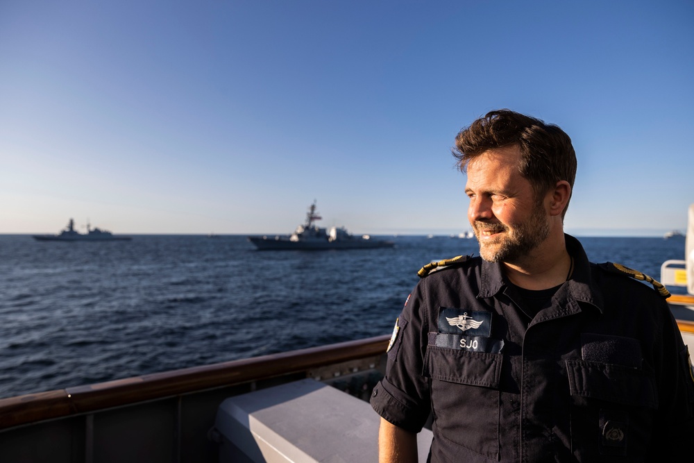NATO and Sweden sail in formation during BALTOPS 23