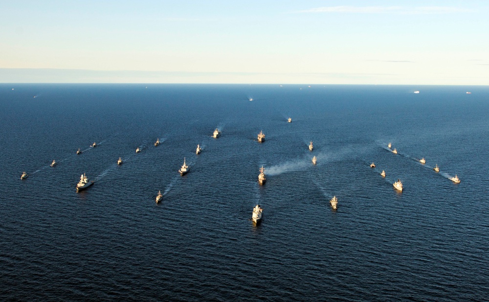 NATO and Sweden sail in formation during BALTOPS 23