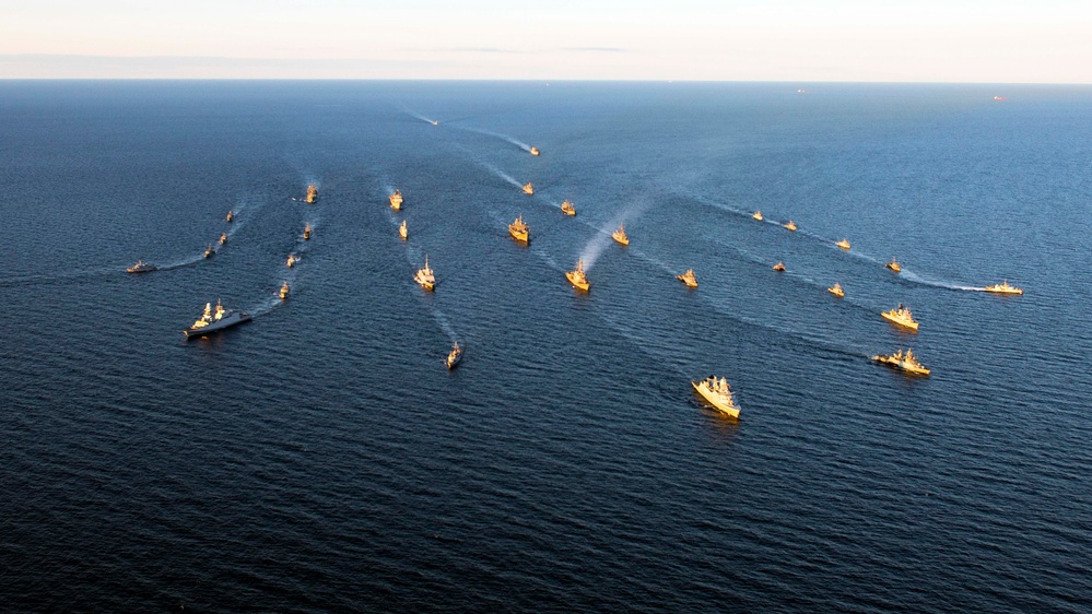 NATO and Sweden sail in formation during BALTOPS 23