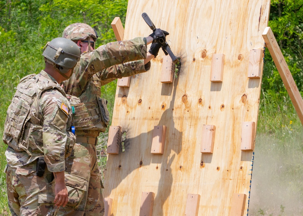 The 119th EN Co. (SAPPER) Conduct Demolition Day at Camp Dawson in Kingwood, West Virginia on June 3, 2023.