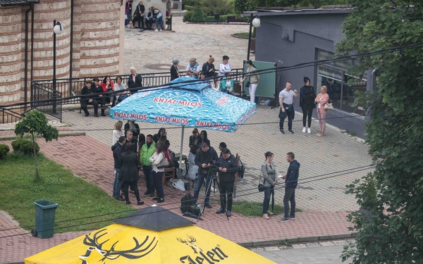 Kosovo Force Soldiers respond to protests in Kosovo