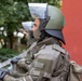Kosovo Force Soldiers respond to protests in Kosovo