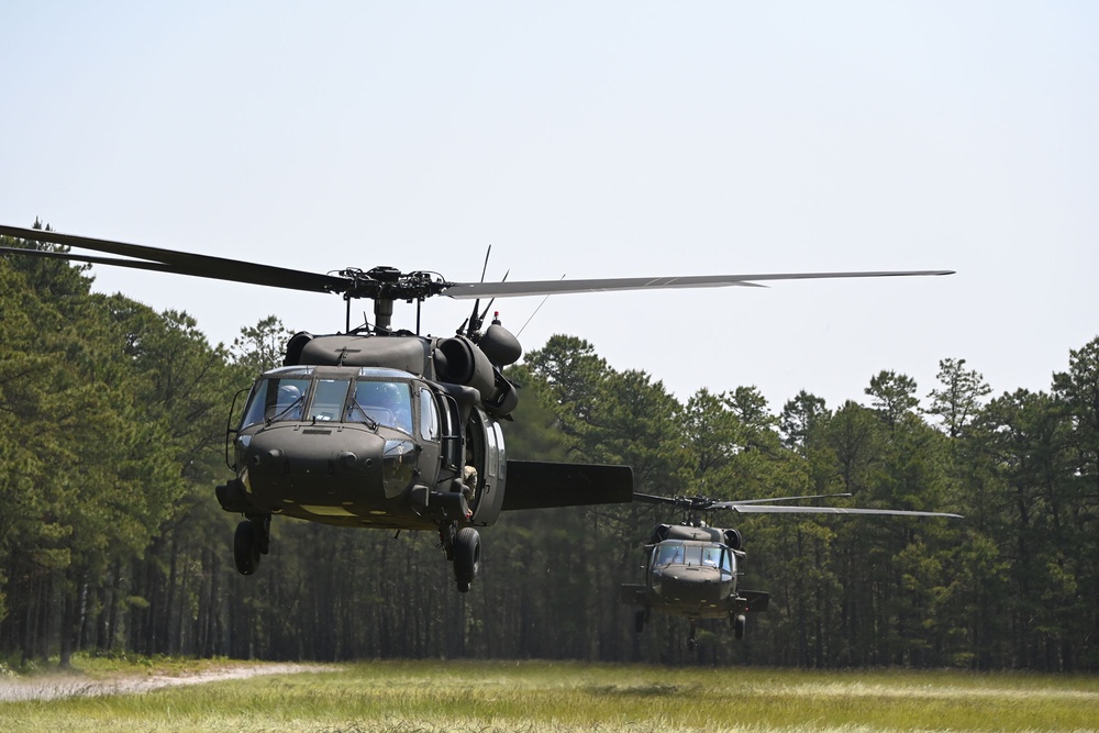 FORT DIX-RANGE 59E 1st Battalion, 175th Infantry air assault training. May 31st, 2023