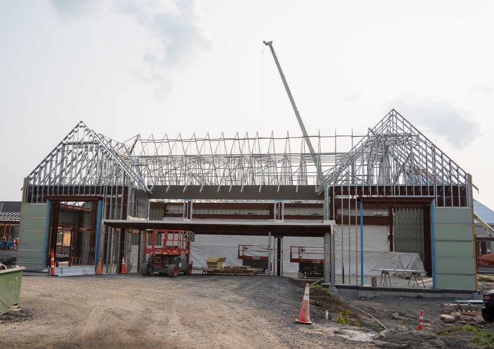 Construction continues on the campus of the Canandaigua VA Medical Center