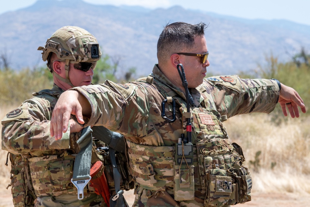 920th and 943d Security Forces HH-60G Pave Hawk helicopter training