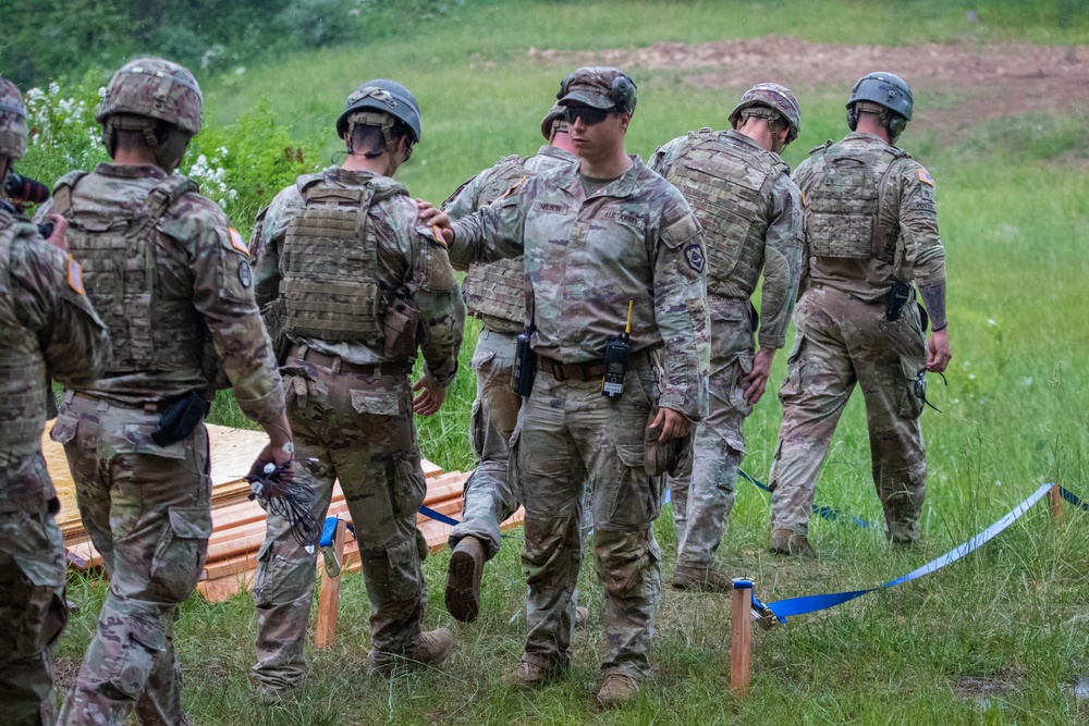 119th Engineer Company (Sapper) Trains on Demo Operations and Breaching Shotguns as Part of Training While at Camp Dawson