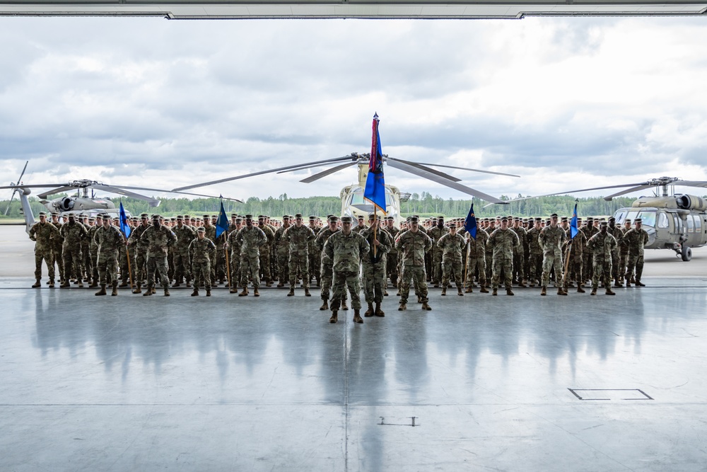 2nd Battalion, 3rd Aviation Regiment &amp; Task Force Knighthawk Change of Command and Assumption of Responsibility