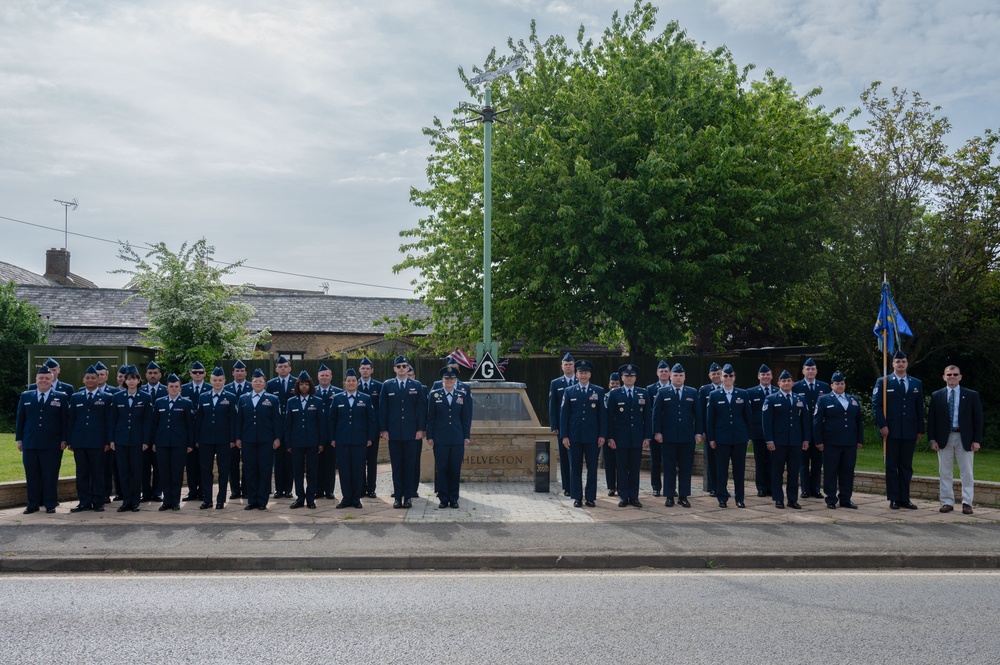 305th AMW Can Do Airmen attend Chelveston Heritage Trip