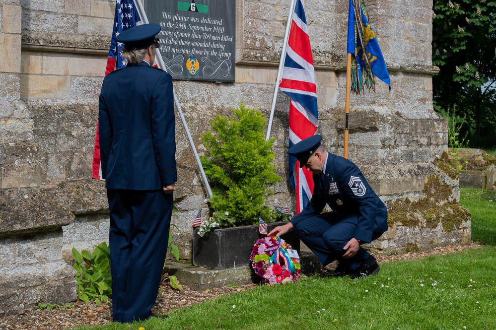 305th AMW Can Do Airmen attend Chelveston Heritage Trip