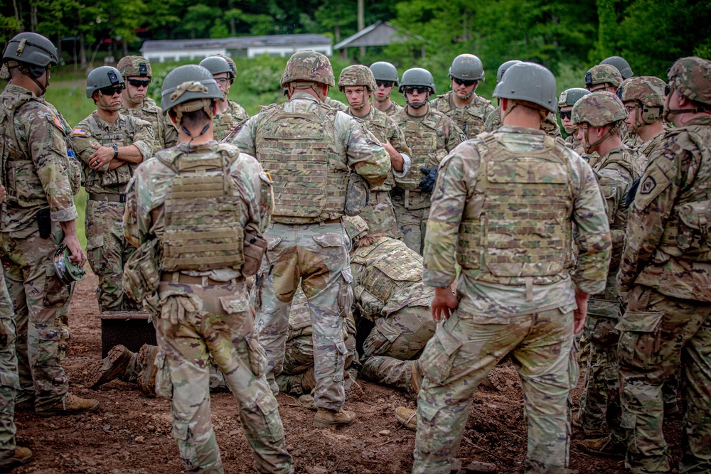 119th Engineer Company (Sapper) Trains on Demo Operations and Breaching Shotguns as Part of Training While at Camp Dawson