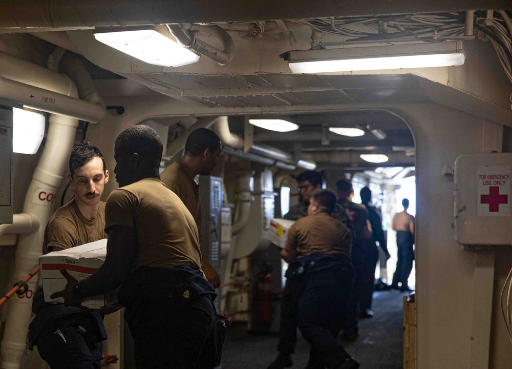 BAT ARG/26 MEU Replenishment At Sea