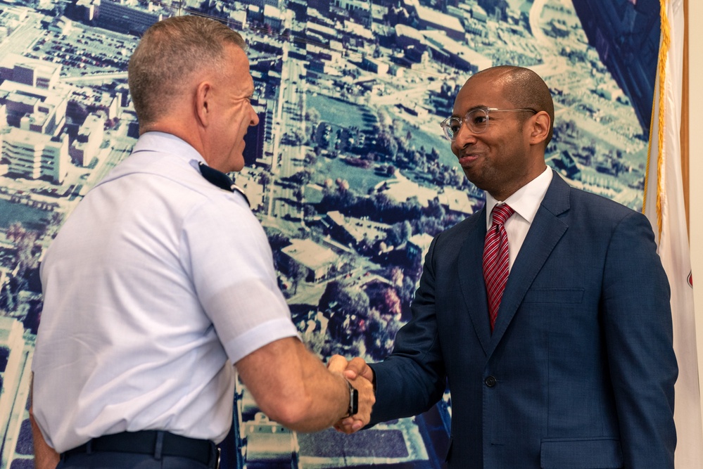 Christian Mitchell commissions as first lieutenant with 182nd Airlift Wing judge advocate section June 4, 2023