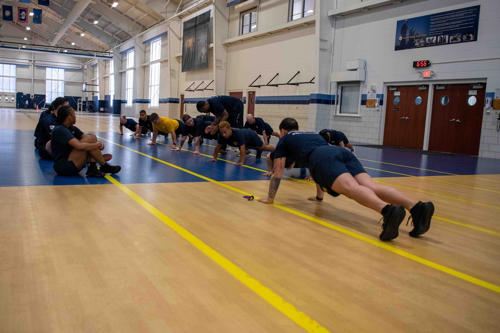 Recruit Division Commander 'C' School Physical Training