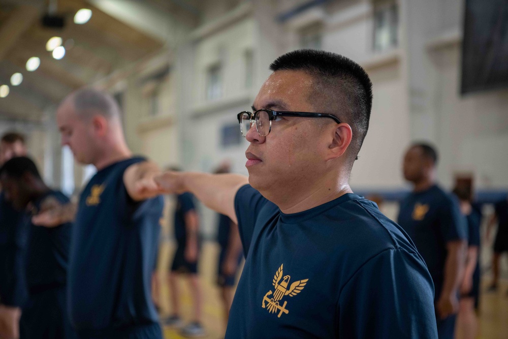 Recruit Division Commander 'C' School Physical Training