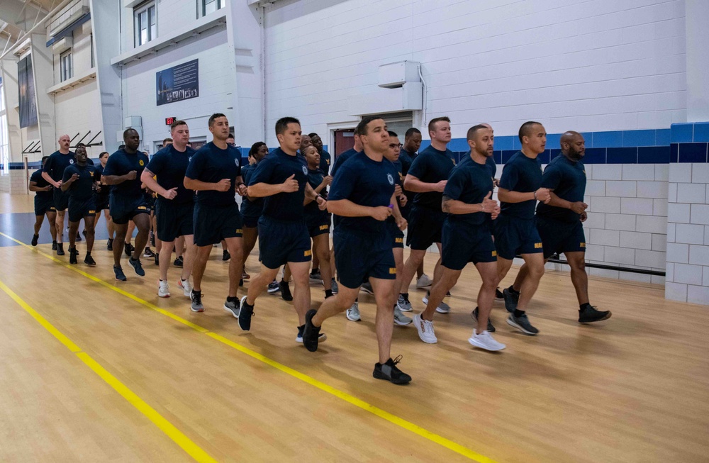 Recruit Division Commander 'C' School Physical Training
