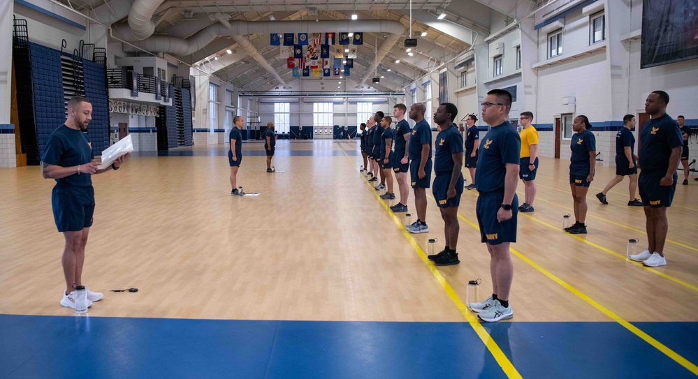 Recruit Division Commander 'C' School Physical Training