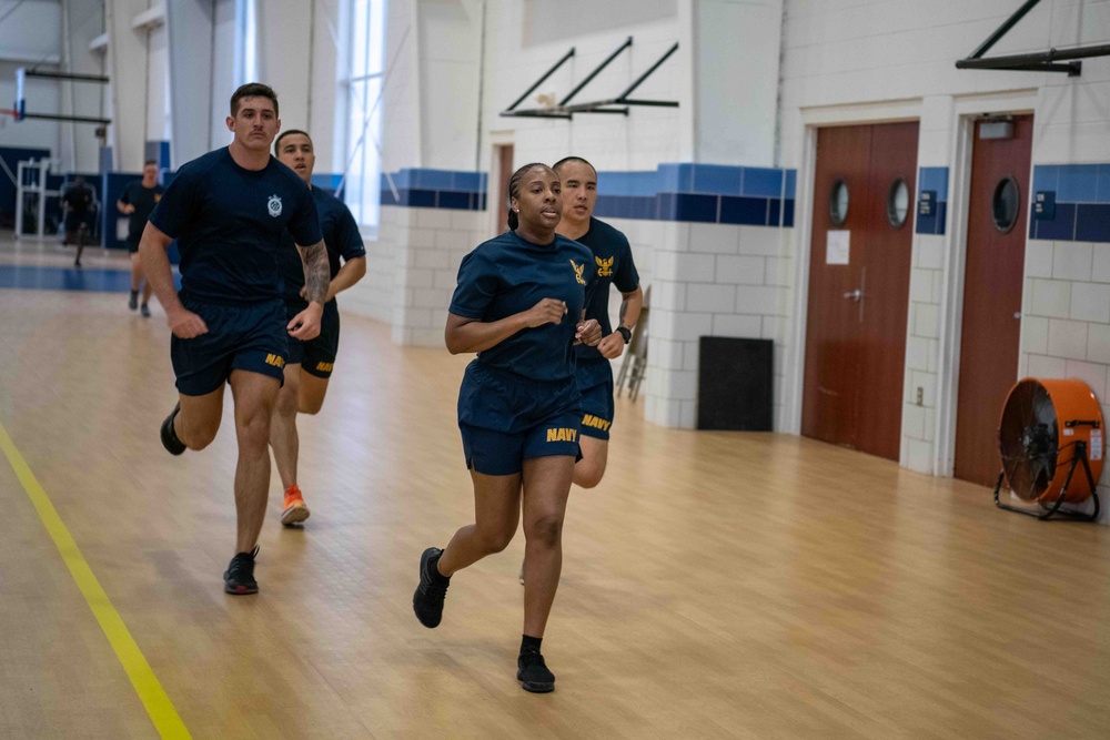 Recruit Division Commander 'C' School Physical Training