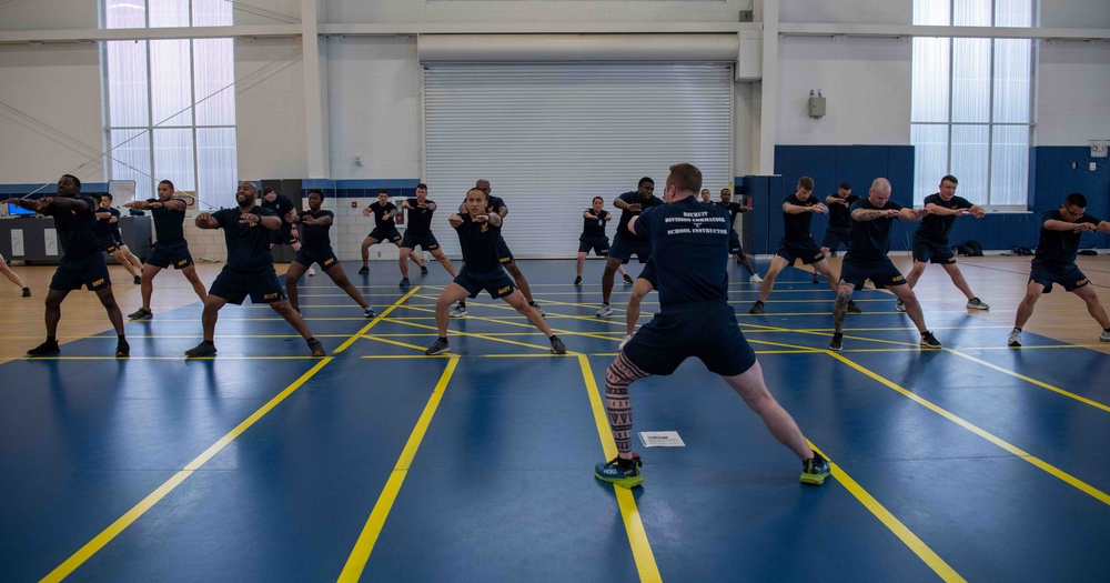 Recruit Division Commander 'C' School Physical Training