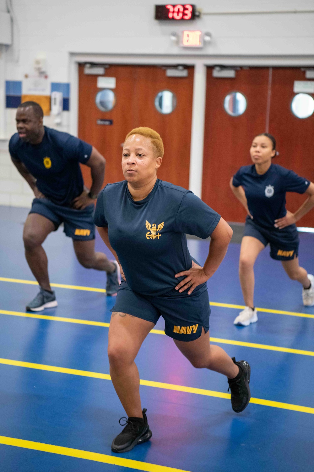 Recruit Division Commander 'C' School Physical Training
