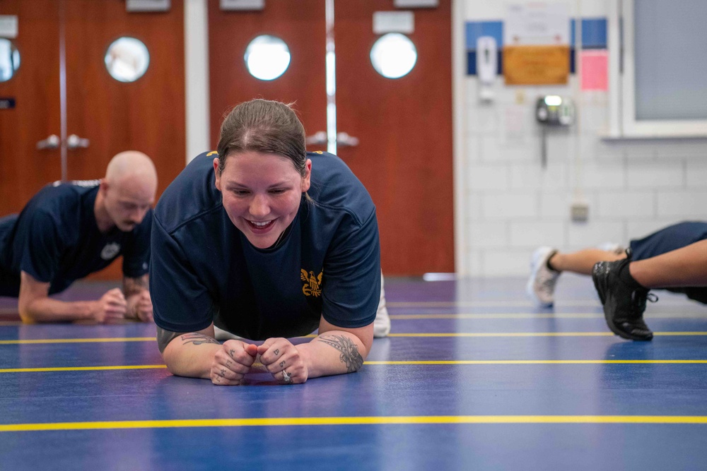 Recruit Division Commander 'C' School Physical Training