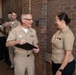 U.S. Navy Band holds E6 pinning ceremony for two Sailors