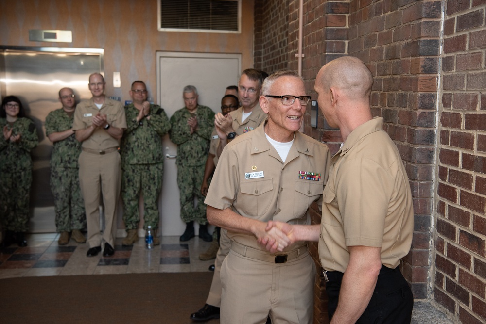 U.S. Navy Band holds E6 pinning ceremony for two Sailors