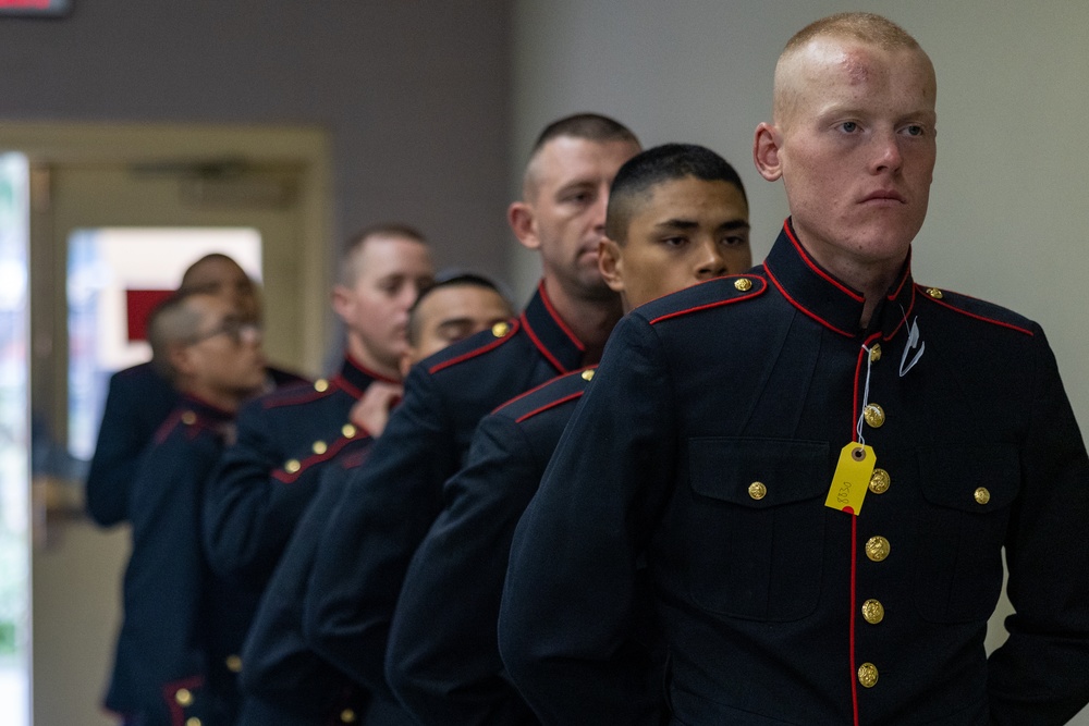 Echo Company Uniform Fitting