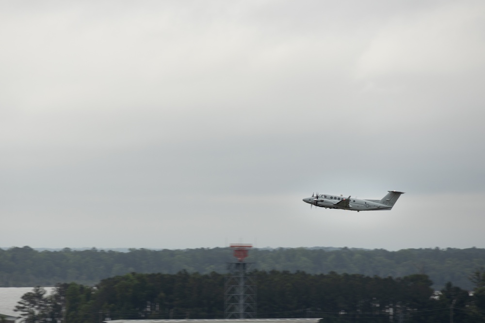 DVIDS Images C12 Huron Taxi and Takeoff at MCAS New River [Image 5