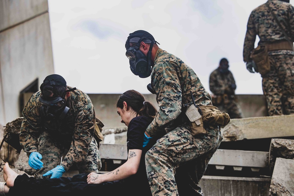 Ready and Capable, 26th MEU Marines Complete CBRN Hazard Advanced Training