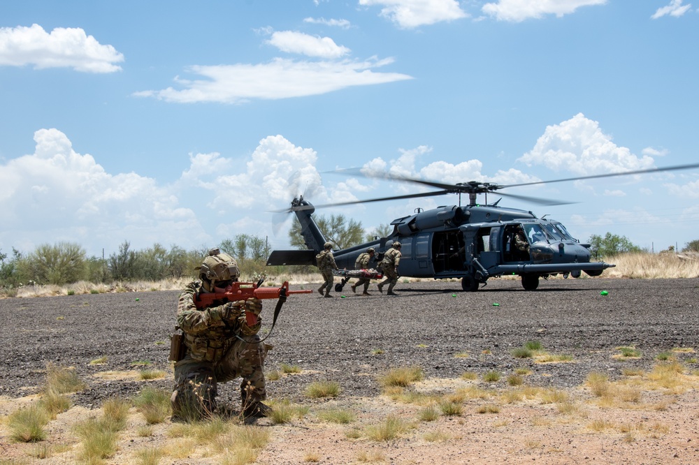 920th and 943d Security Forces HH-60G Pave Hawk helicopter training