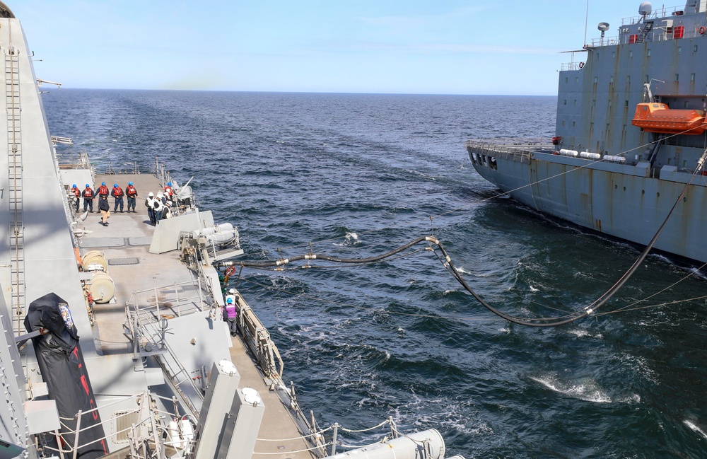 USS Paul Ignatius Underway Replenishment