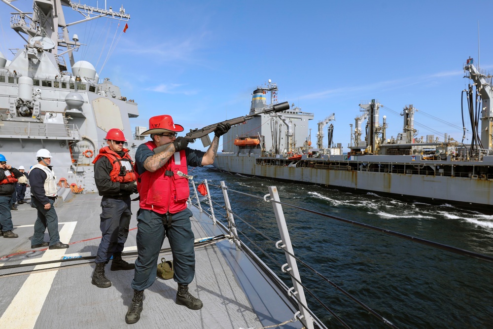 USS Paul Ignatius Underway Replenishment