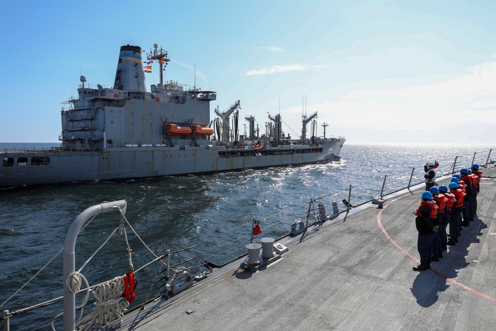 USS Paul Ignatius Underway Replenishment