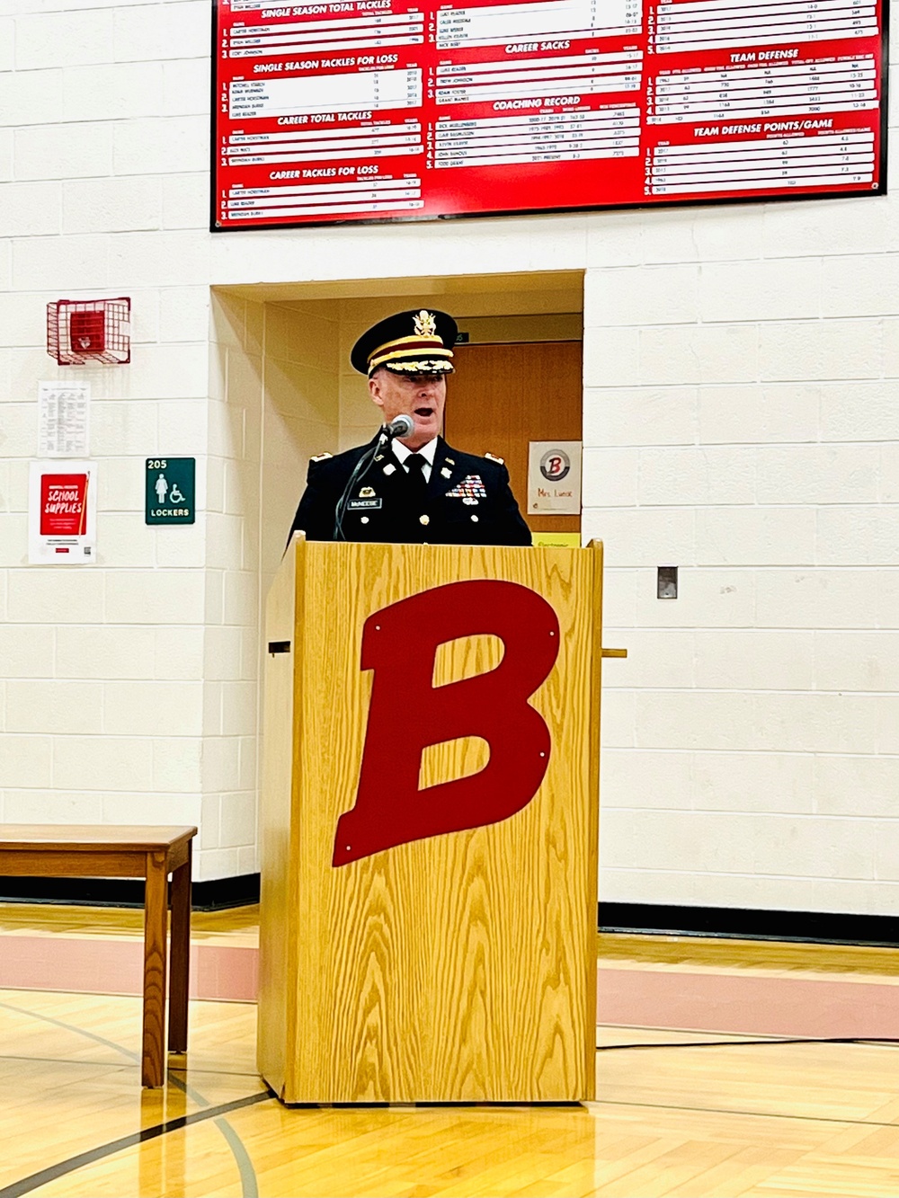 Chief of Staff, Memorial Day speaker for local community