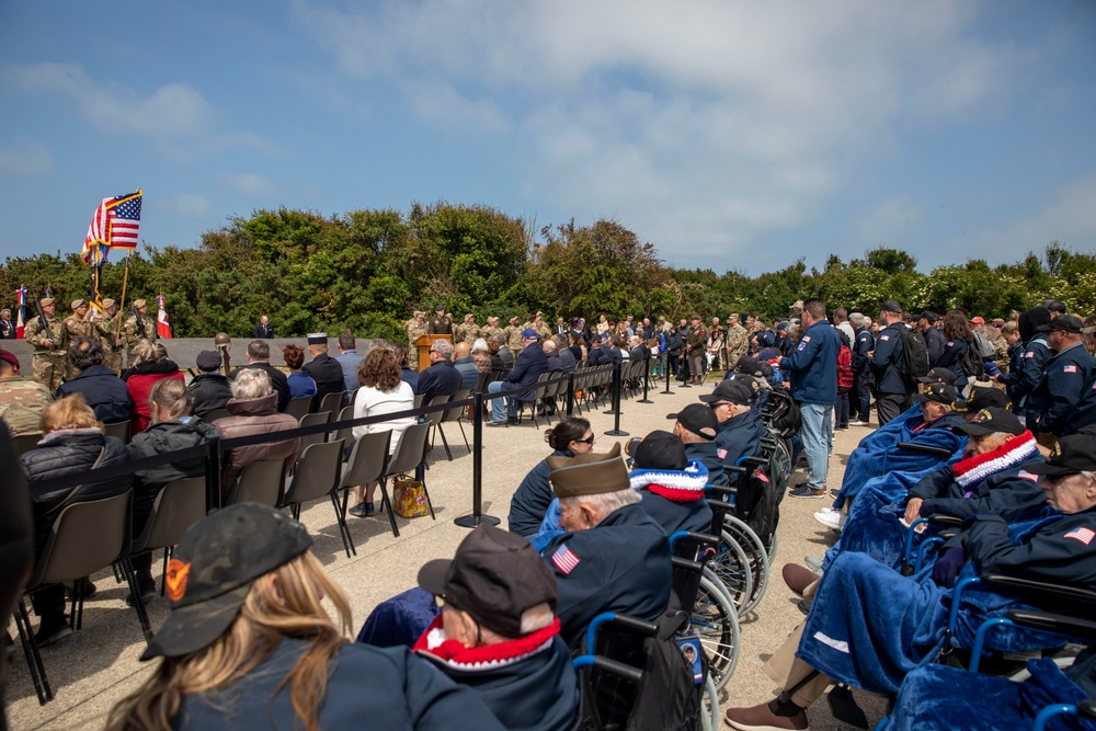 D-Day 79 Pointe du Hoc Ceremony