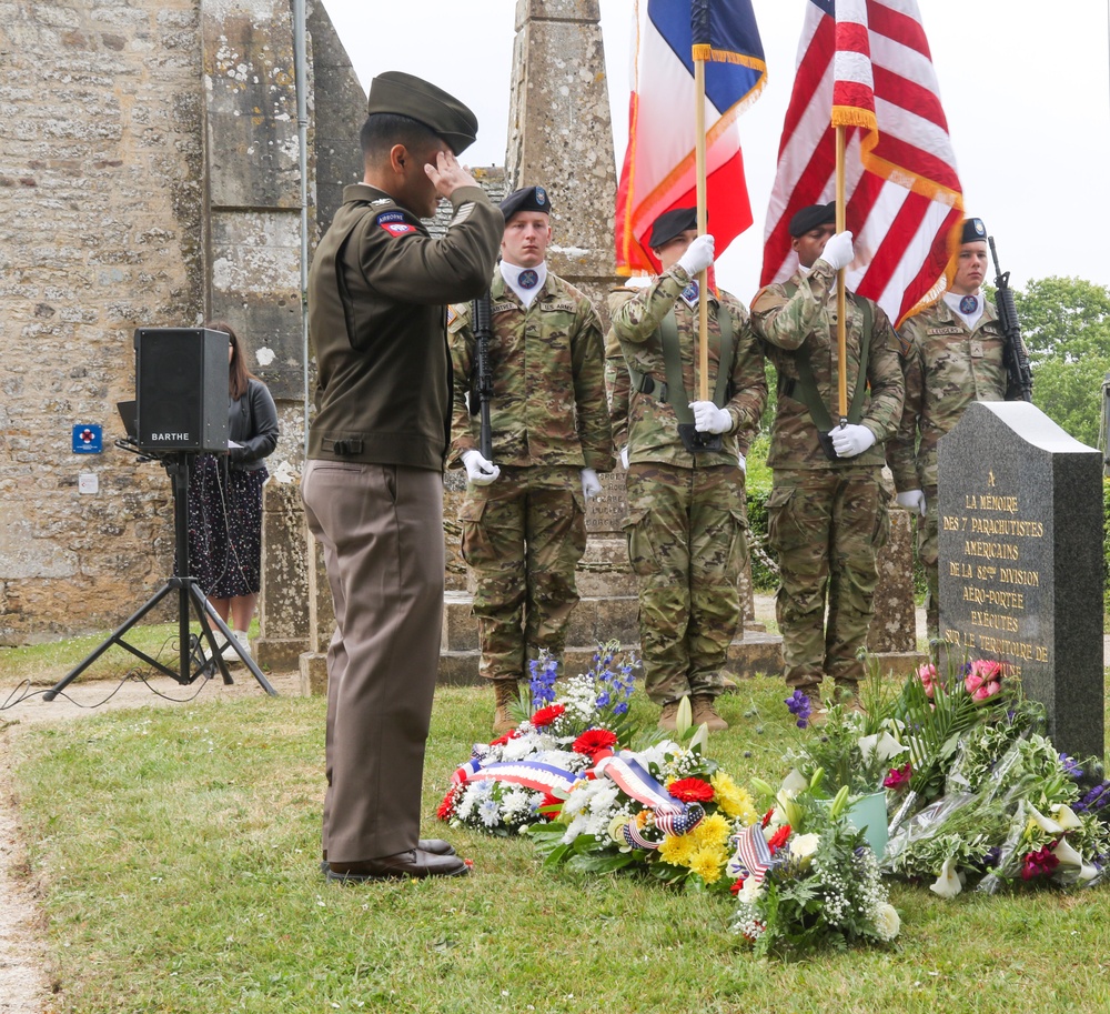 Commemoration of Paratroopers Killed in Hémevez