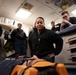 Hospital Corpsman 3rd Class Jennifer Artalejo gives stretcher bearer training