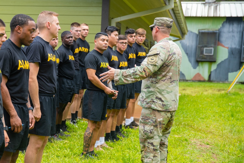 USARPAC BSC 2023: Master Sgt. Griffith Briefing Soldiers