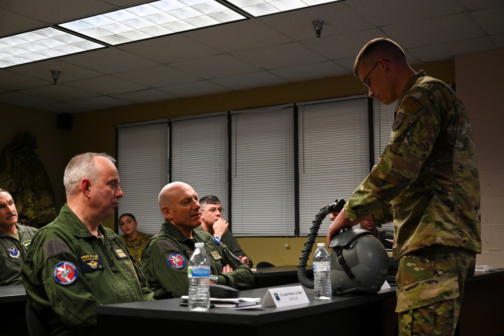 French Air and Space Force Strategic Air Forces commander visits AFGSC at Barksdale