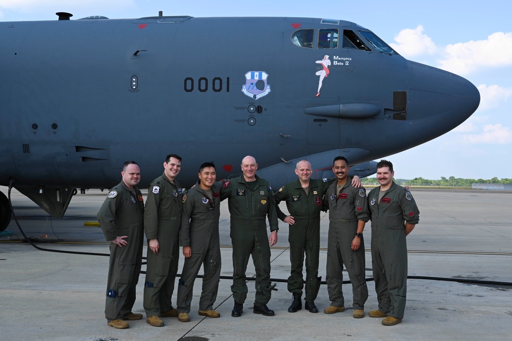 French Air and Space Force Strategic Air Forces commander visits AFGSC at Barksdale