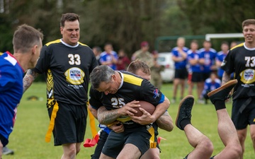 XVIII Airborne Corps participates in the Remembrance Bowl