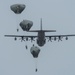 1-509th and 3-509th Infantry Regiments jump together celebrating Geronimo unit lineage