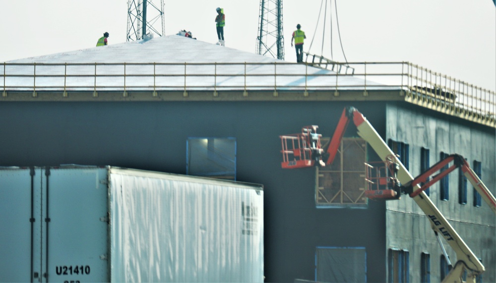 Construction operations of $11.96 million transient training brigade headquarters at Fort McCoy