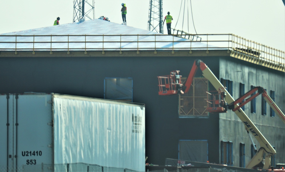 Construction operations of $11.96 million transient training brigade headquarters at Fort McCoy