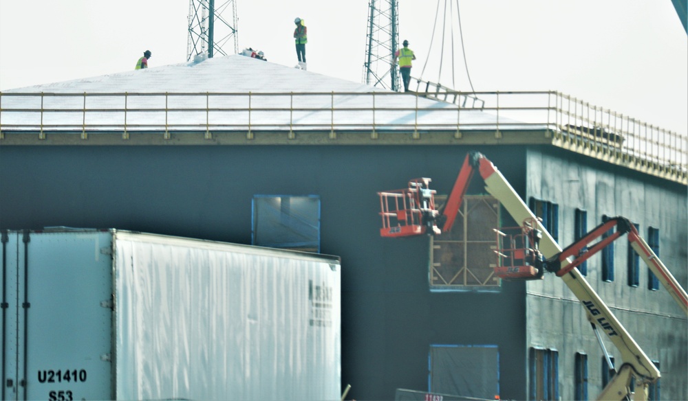 Construction operations of $11.96 million transient training brigade headquarters at Fort McCoy