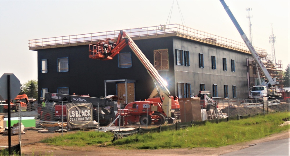 Construction operations of $11.96 million transient training brigade headquarters at Fort McCoy