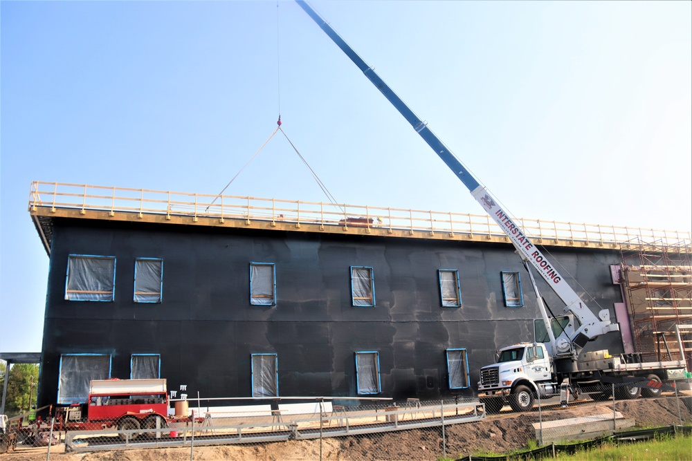 Construction operations of $11.96 million transient training brigade headquarters at Fort McCoy