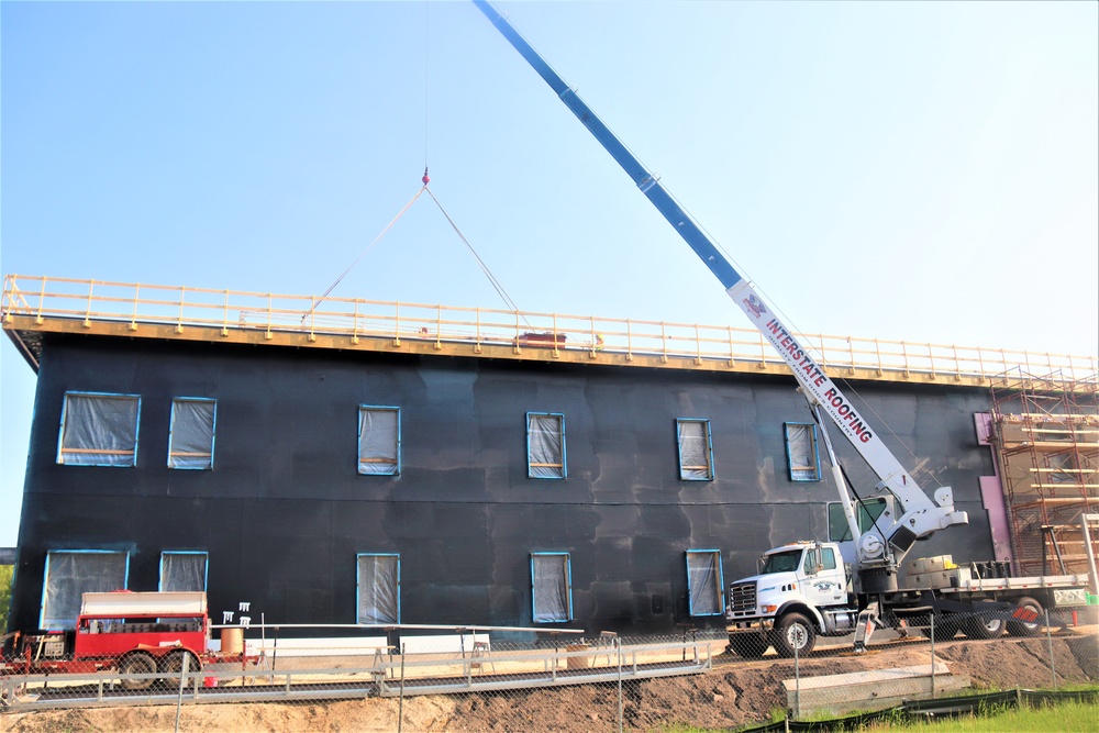 Construction operations of $11.96 million transient training brigade headquarters at Fort McCoy