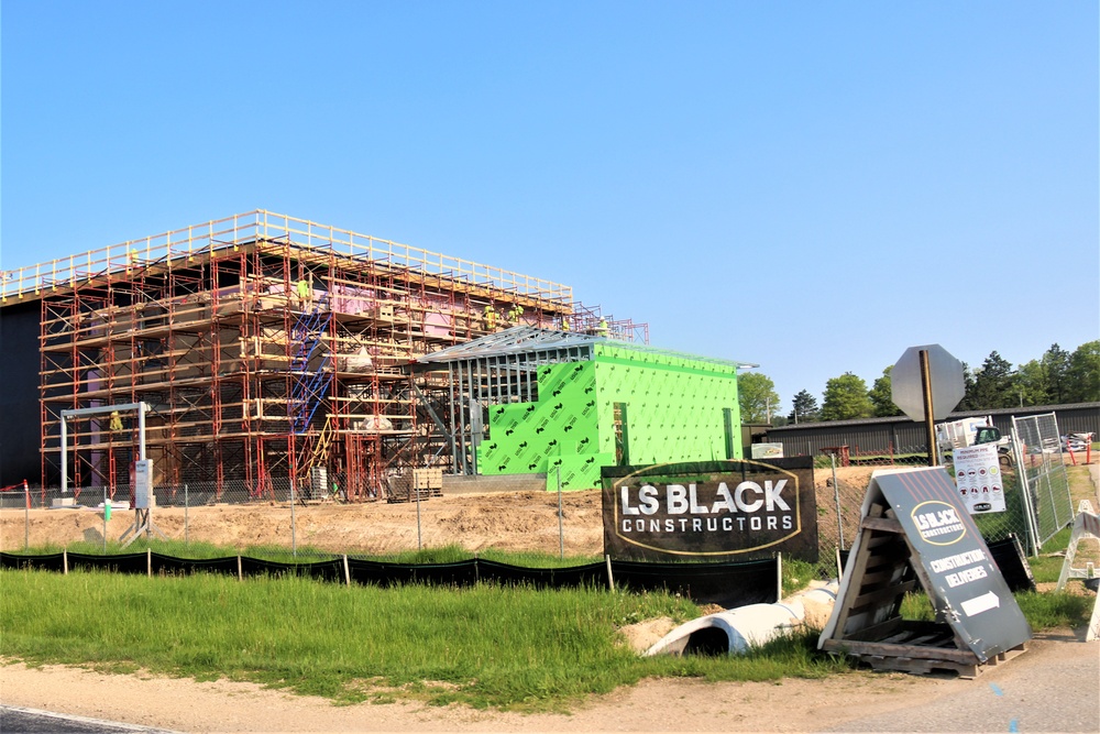 Construction operations of $11.96 million transient training brigade headquarters at Fort McCoy