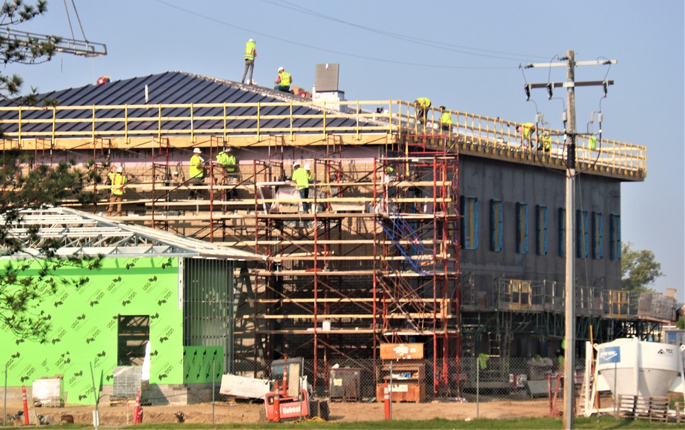 Construction operations of $11.96 million transient training brigade headquarters at Fort McCoy